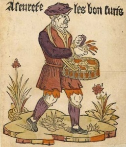 Sulfur match seller medieval France 